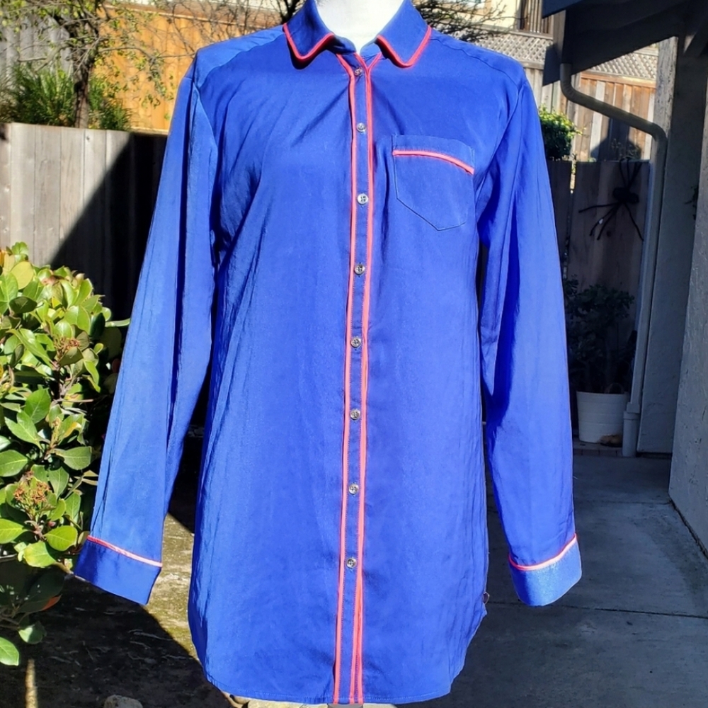 Satin Juicy Couture Pajama Blouse